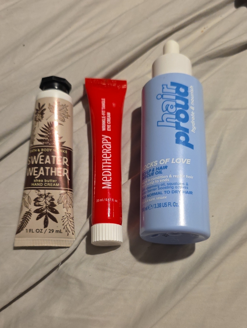 Lot Of 3 Hand Cream, Eye Cream And Scalp Cream